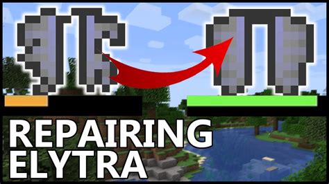 How to repair elytra in minecraft bedrock  Tripboba