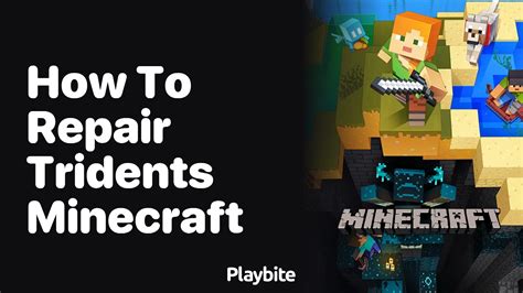 How to repair tridents in minecraft 19