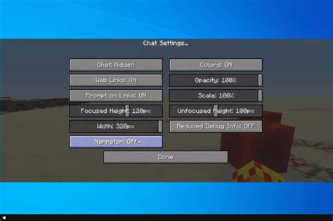 How to turn off narrator mode in minecraft 