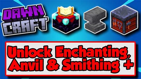 How to unlock anvil dawncraft Add mana gui in game