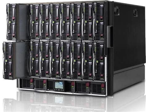 Hp bladesystem c7000 cto enclosure model x  Four (4) enclosures can be configured to a standard 42U rack