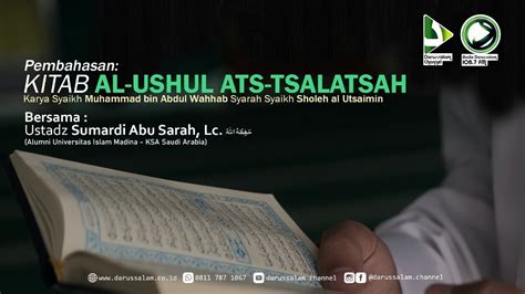 Hsi ushul tsalatsah halaqah 27 Ushul Ats Tsalatsah