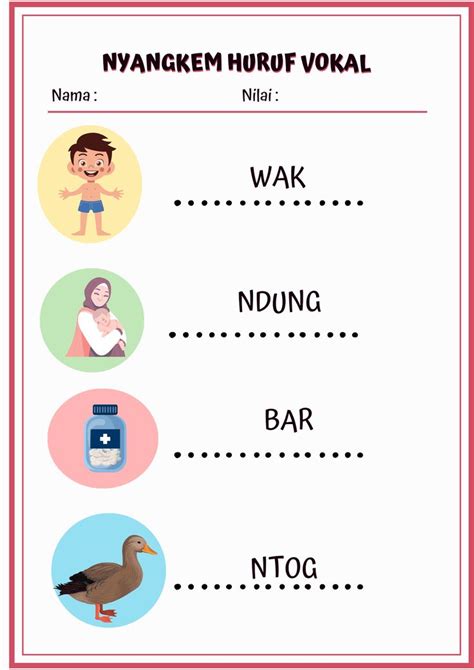 Huruf vokal bahasa sunda  Huruf vokal itu terdiri dari lima suara vokal murni (a, é, i, o, u) dan dua huruf vokal netral e (pepet) dan eu