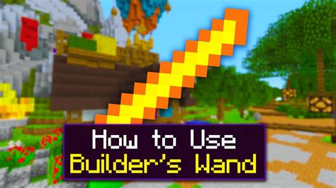 Hypixel skyblock builder's wand  Tier One Would have a block limit of three blocks and build horizontally