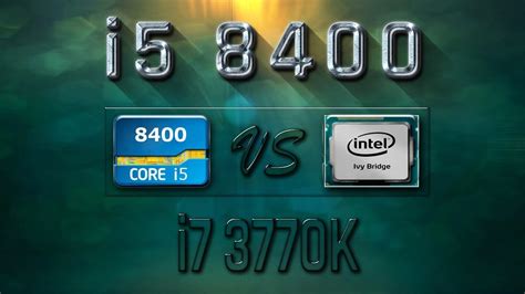 I5 8400 vs i7 3770k  With a TDP of 84 watts, power consumption has increased slightly over the 3770K