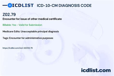 2024 ICD-10-CM Diagnosis Code Z02.79 - ICD10Data.com