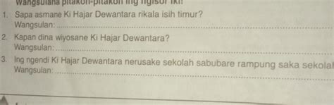 Ibu kuwi sapa wangsulan  marang sapa bae! 15