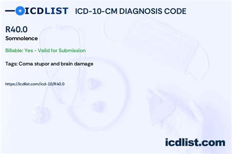 Icd 10 code for daytime somnolence -); Fatigue NOS; Lack of energy; Lethargy; Tiredness