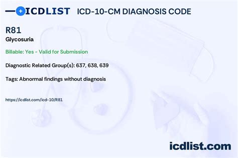 Icd 10 glycosuria 81 became effective on October 1, 2023