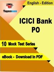 Icici bank po study material ICICI Probationary Officer Preceding twelvemonth Question papers Downloaded PDF for exam with all solutions to be studied for exam ICICI PO Question Papers PDF get immediate