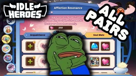 Idle heroes affection  You can use Rose Bouquets to select events and increase the hero's Affection