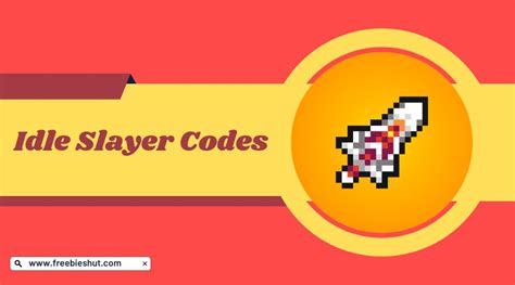Idle slayer redeem codes 2022  On the main