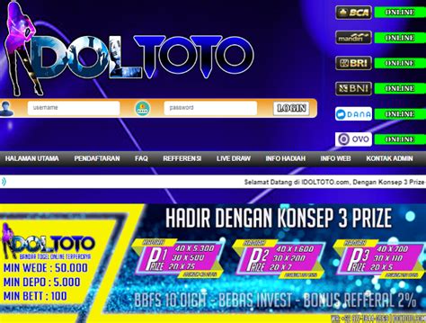 Idoltoto togel  Bisa BBFS 10 Digit Dan Tanpa Batasan Line Betting