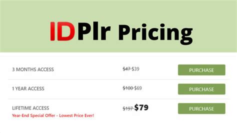 Idplr lifetime  The main difference between monthly and lifetime plans is that there is access to exclusive products included if you choose to pay a little bit more