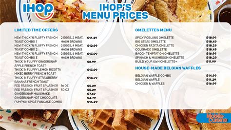 Ihop delano  Choose from our 55And Menu menu