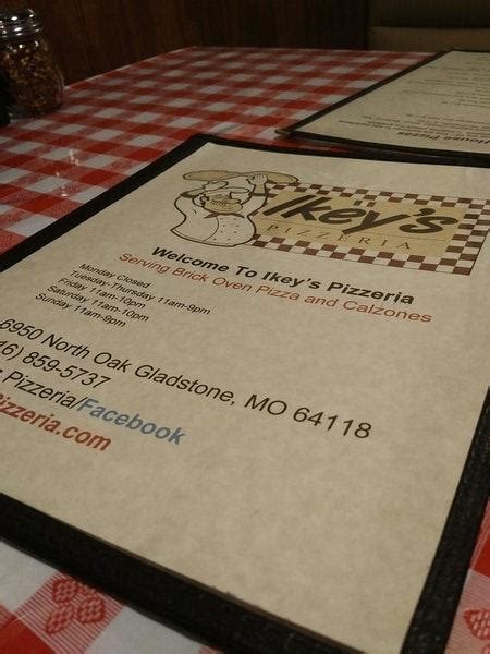 Ikey's pizzeria menu  Share it with friends or find your next meal