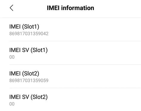 Imei sv (steckplatz 1)  Check IMEI