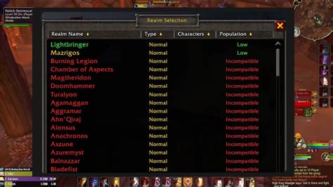 Incompatible server wow  GG blizz