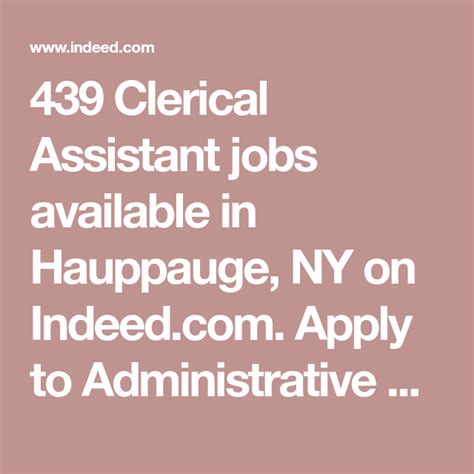 Indeed clerical jobs  Home
