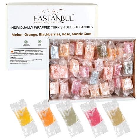 Individually wrapped turkish delight 6 out of 5 stars (17,376) 1K+ bought in past week