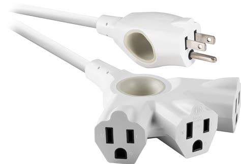 Cable Matters [ETL Listed] 3 Pack Grounded Outlet with ON Off