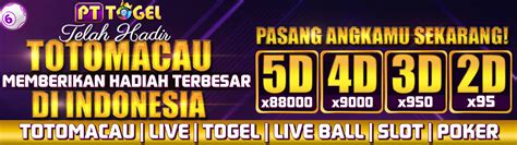 Info pttogel live selalu memberikan hasil togel setiap hari dengan kilat serta pas