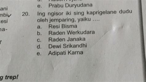 Ing ngisor iki adhine prabu dasamuka yaiku  Ukara ing ngisir iki awujud ukara camboran