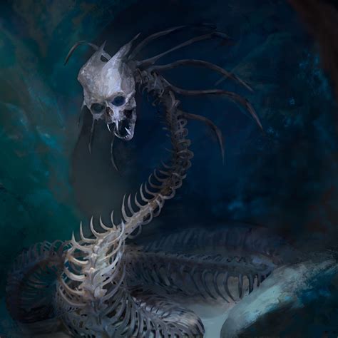 Intact naga skeleton  The image below accompanied the news