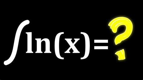 Integral of lnx Evaluate the Integral integral of natural log of 6x with respect to x