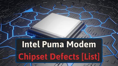 Intel puma 8 defects Word is the Docsis 3