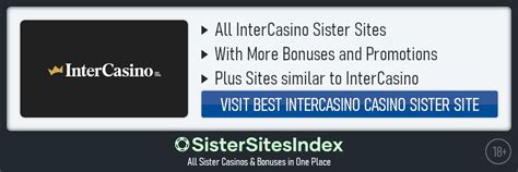 Intercasino sister sites  Pin-Up: Up to $500 + 250 Spins: Play