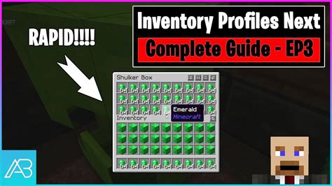 Inventory profiles next modrinth  NOTE! Doesn't work while inventory is open