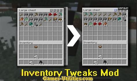 Inventory tweaks 1.19.4  4,905 views 15 hours ago Author: Serilum Available for: Fabric, Forge, Quilt
