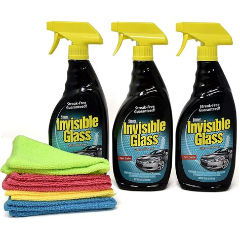 Invisible Glass 91164-2PK 19-Ounce Cleaner for Auto and Home for a  Streak-Free Shine, Deep Cleaning Foaming Action, Safe for Tinted and  Non-Tinted Windows, Ammonia Free Foam Glass Cleaner, Pack of 2 2
