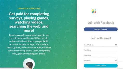 Irazoo sign up  Earn iRazoo points when you search, watch videos, complete offers, play games, and answer surveys