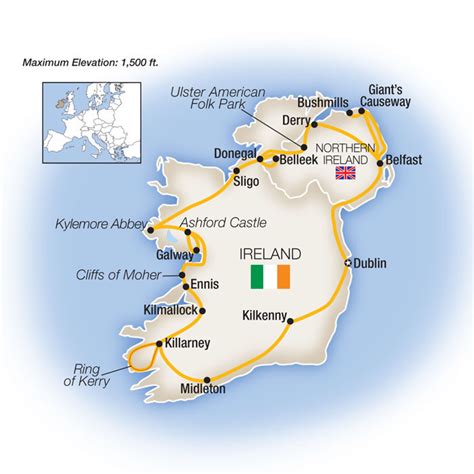 Irish escorted bus tours  The Irish Pub Tour - 9 Days/8 Nights