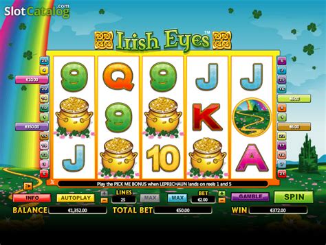 Irish eyes slot game  If you've ever wondered if the luck of the Irish could possibly rub off on you - well now you can see thanks to "Irish Eyes 2", a fun online slot game from