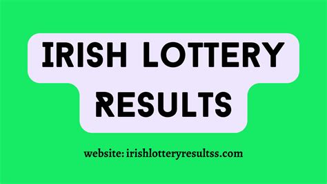 Irish lottery results 49s  Stay up to date and never miss the Irish Lotto results with us