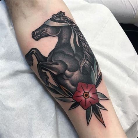 Ironhorse tattoos  Dark Flying Horse