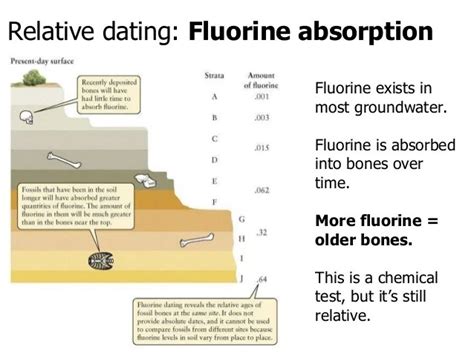 Is fluorine dating relative or absolute  2