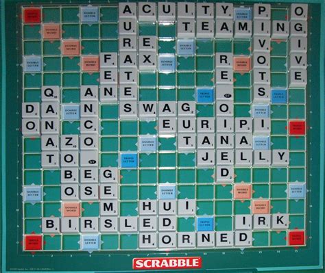 Is qoy a scrabble word " If the spot has a double or triple letter or word score, you rack up serious points