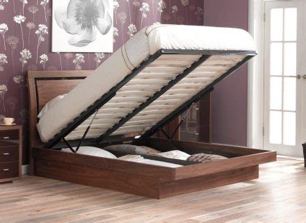 Isabella wooden ottoman bed frame 98