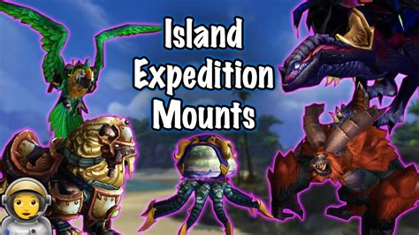 Island expeditions mounts  Horde Mount - Knight-Captain Aldrin; Alliance Mount - Doomrider Helgrim; New Island Expedition Mount Qinsho's Eternal Hound is a new Island Expedition mount