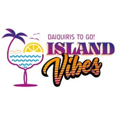 Island vibes daiquiris to go menu 