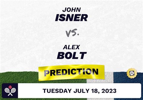 Isner vs bolt prediction  The head to head is 3-1 for Isner (see full H2H stats), 1-0 on hard