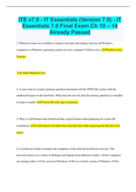 It essentials 8.0 final exam ch 10 - 14  10 (0+1) 4
