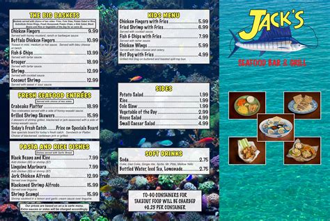Jack's seafood menu rock quarry 8125