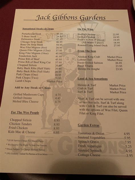 Jack gibbons steakhouse  198 reviews Open Now