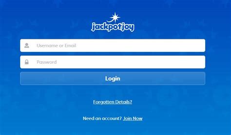 Jackpotjoy.com login  It is open to all players aged 18 and over