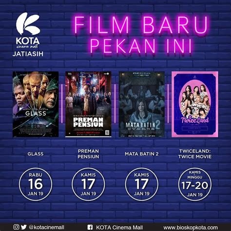 Jadwal bioskop kota cinema jatiasih 000